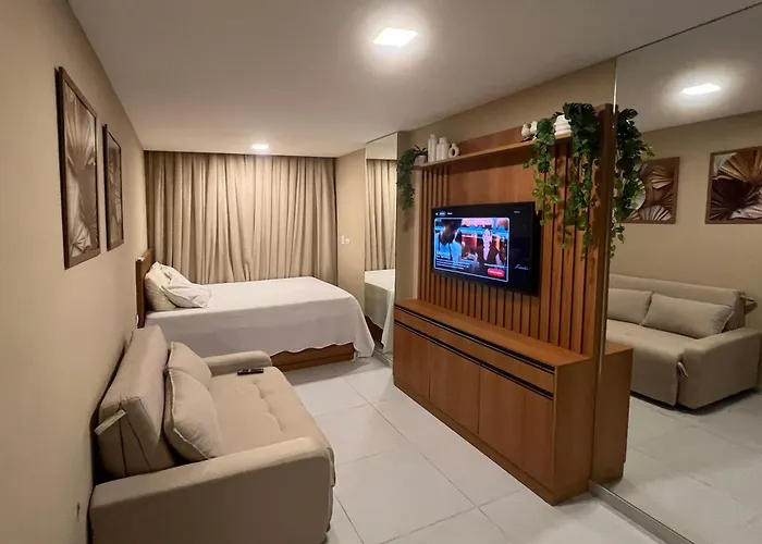 em Porto de Galinhas, Flat 400 m da praia
