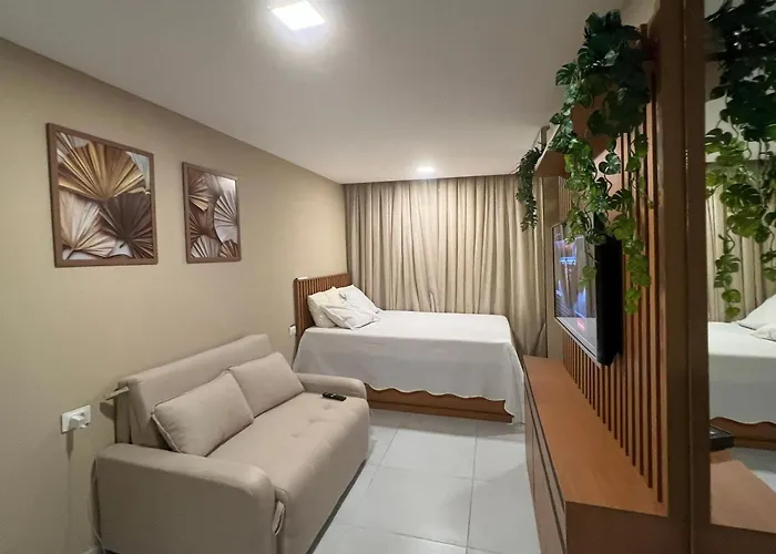 em Porto de Galinhas, Flat 400 m da praia