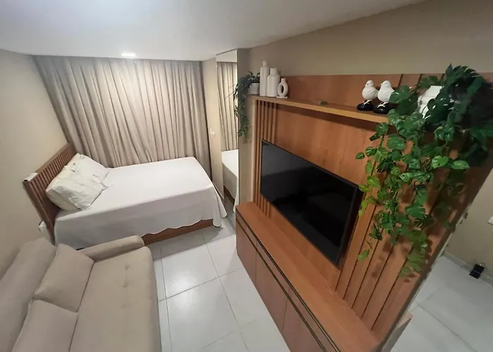 em Porto de Galinhas, Flat 400 m da praia